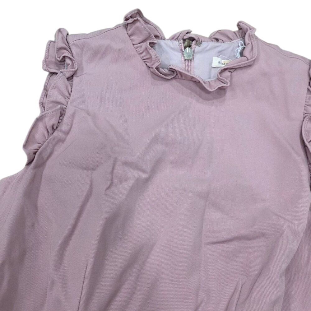 Rebecca Taylor Pink Spring Ruffle Sheath Dress 0 - Picture 3 of 5